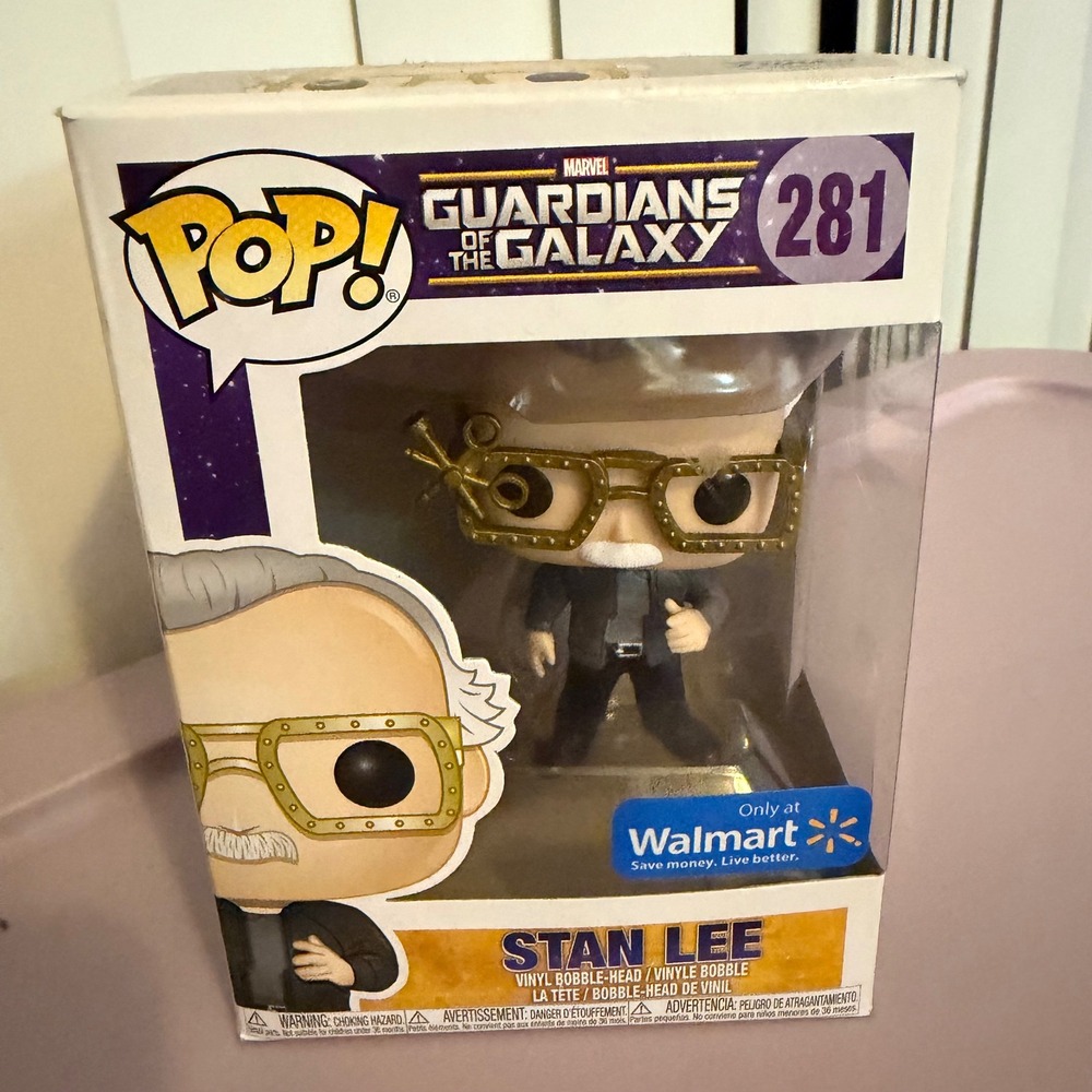 Funko‎ Pop Marvel Guardians of the Galaxy Stan Lee 281 Walmart Exclusive Vinyl